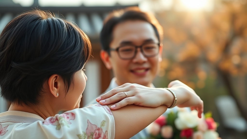 결혼 확신 증거 심층 분석 및 주변 반응 (realistic 스타일)