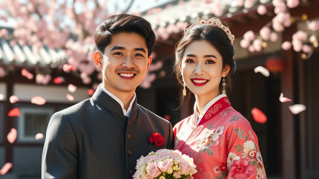 결혼 후 계획 및 향후 전망 (realistic 스타일)