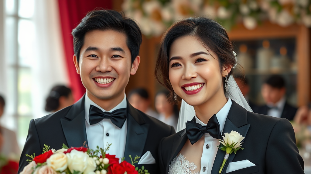 결론: 영철♥정숙 커플 결혼할까? (realistic 스타일)