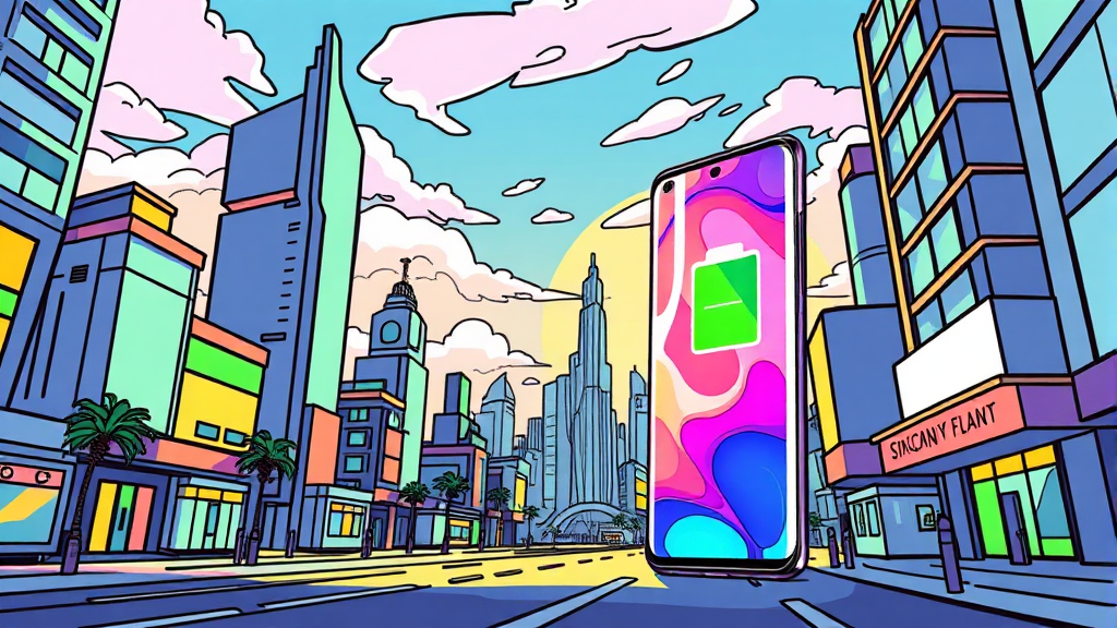 배터리 용량 및 충전 속도 변화 (cartoon 스타일)