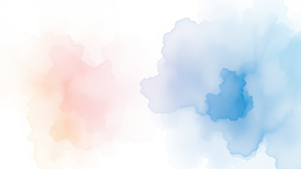 결론 (watercolor 스타일)