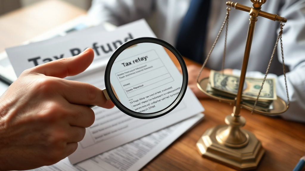 환급 지연 및 문제 해결 방법 (realistic 스타일)