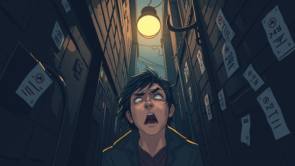 저신용자 대출 조건 및 기준 (illustration 스타일)