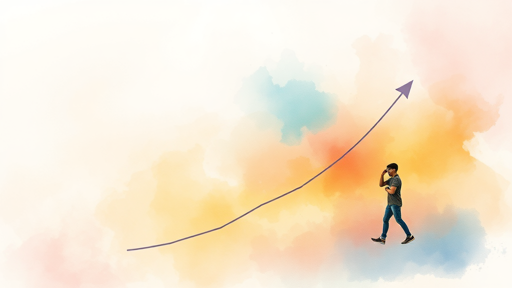 신용 회복을 위한 조언 (watercolor 스타일)