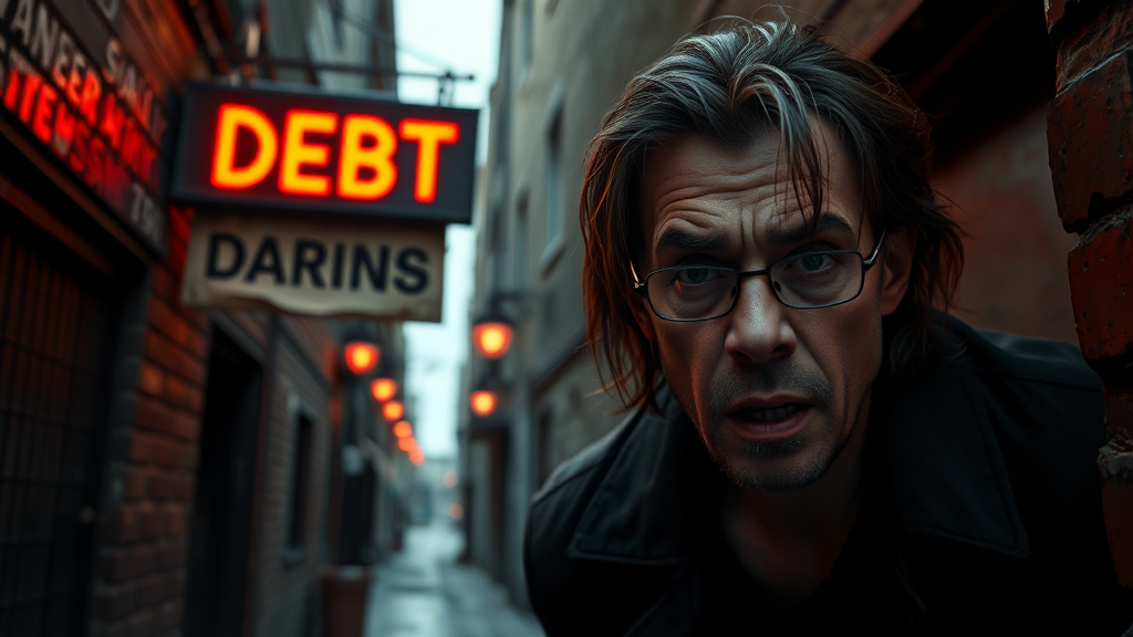 불법사금융, 왜 빠지게 될까? (realistic 스타일)