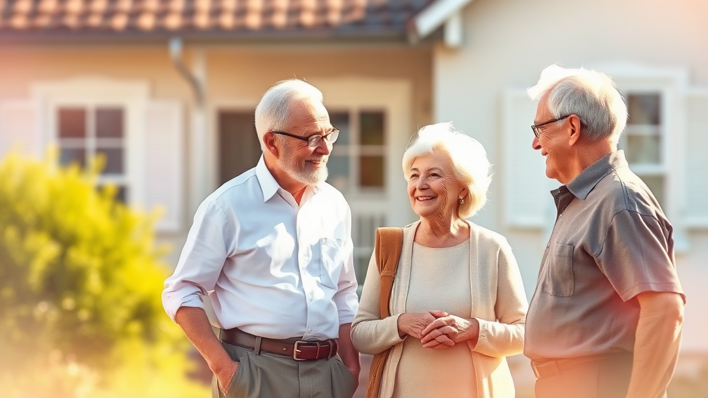 주택연금이란 무엇일까요? (watercolor 스타일)