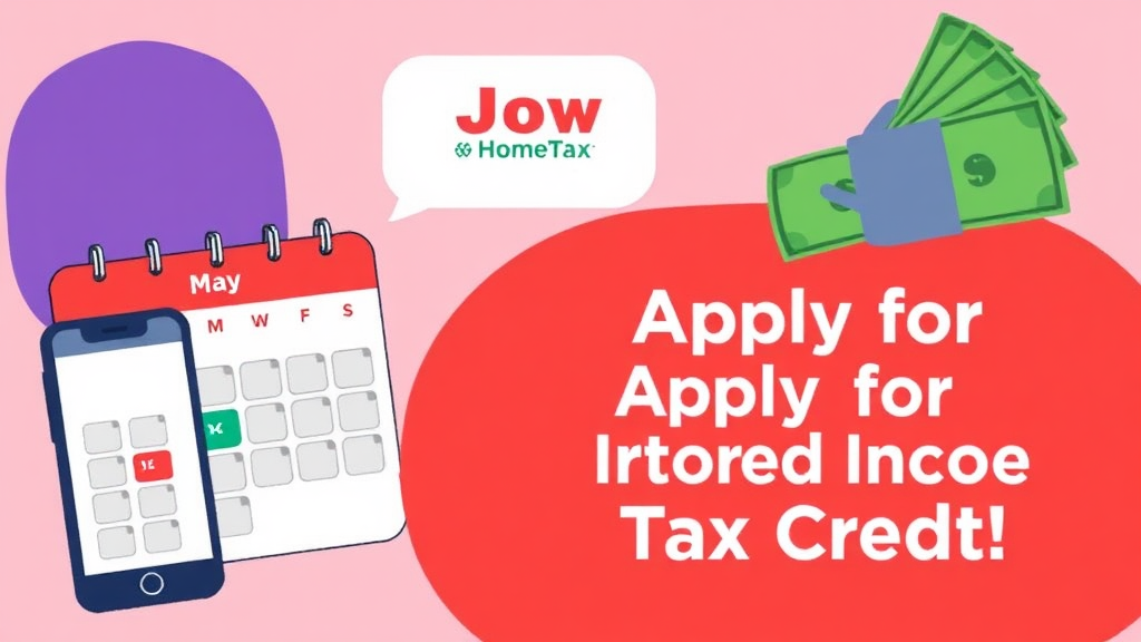 신청 시기 및 절차 (cartoon 스타일)