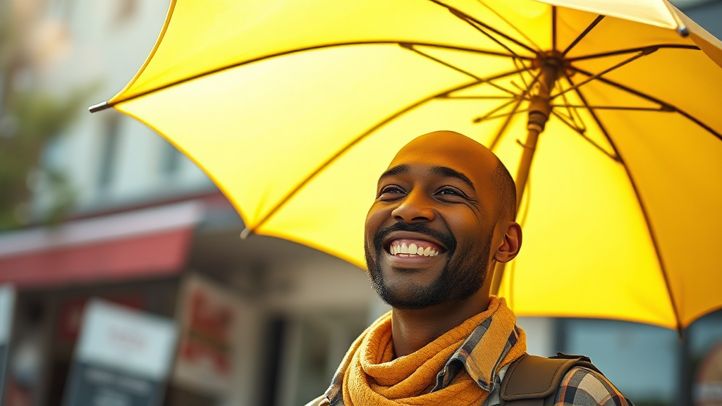 노란우산공제, 왜 필요할까? (realistic 스타일)