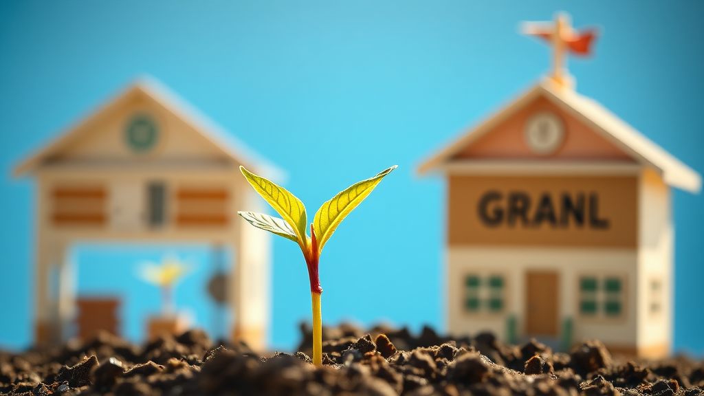 영세사업장을 위한 지원 (realistic 스타일)