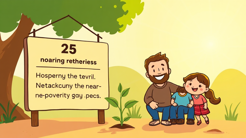 2026년 차상위계층 조건 (cartoon 스타일)