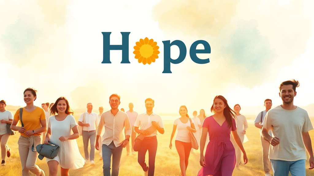 햇살론, 더 나은 미래를 위한 발걸음 (watercolor 스타일)