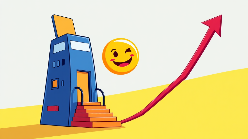 신용점수 올리는 핵심 전략 (cartoon 스타일)