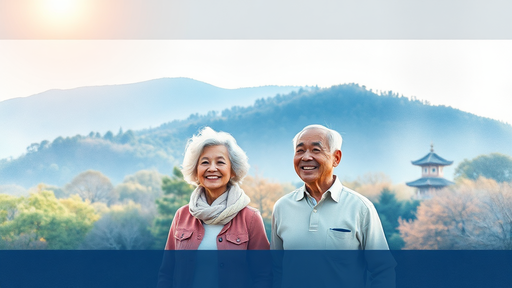 고창 실버타운 주변 환경 (watercolor 스타일)