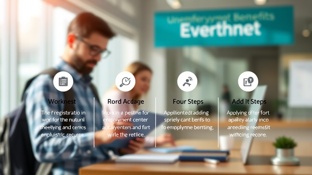 실업급여 신청 방법: 단계별 완벽 가이드 (realistic 스타일)