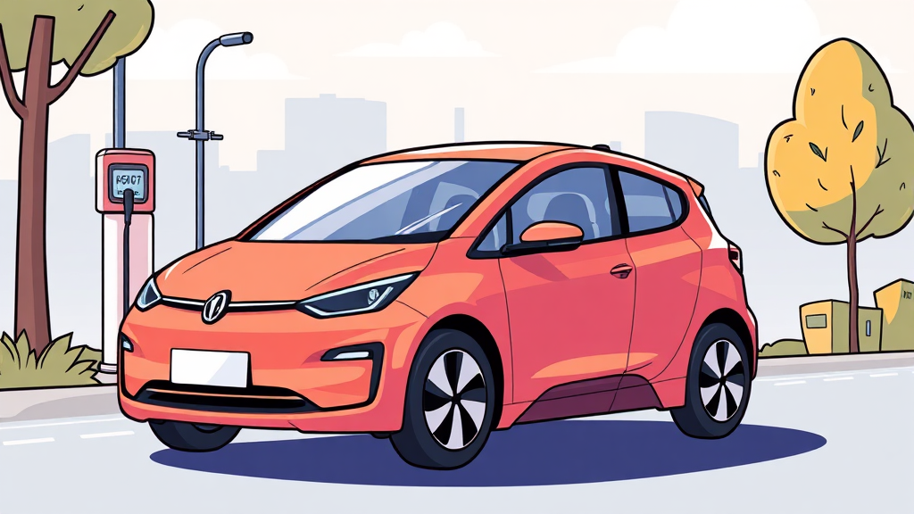 전기차 보조금 지원 방식 및 기준 변화 (cartoon 스타일)