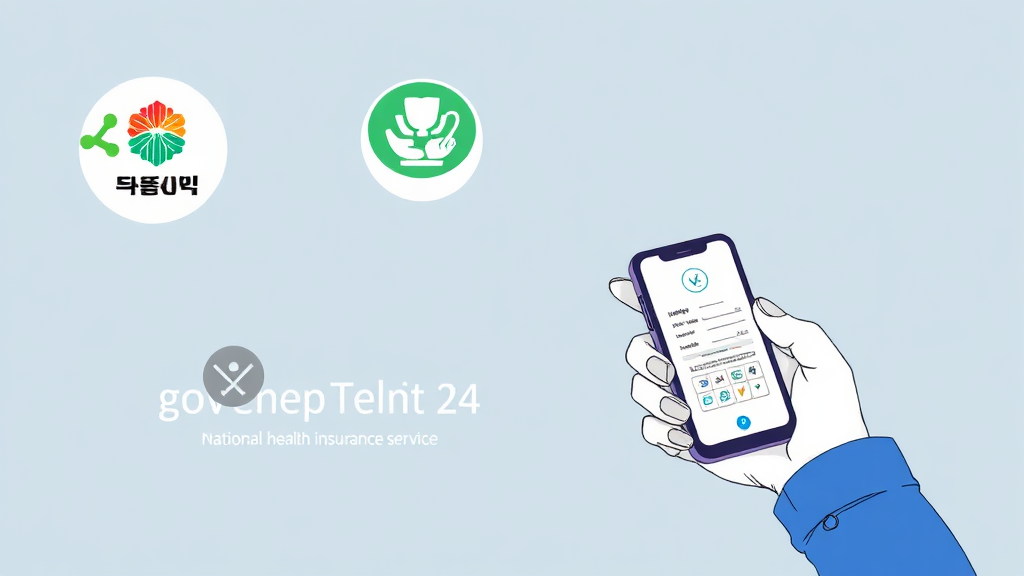 정부24 또는 카카오톡으로 발급받는 방법 (illustration 스타일)