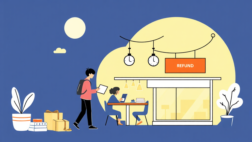 환급 대상자 및 자격 요건 확인하기 (illustration 스타일)