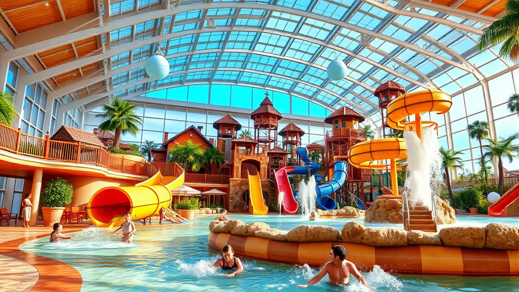 스플래시베이: 짜릿한 물놀이와 이국적인 휴양을 한 번에 (realistic 스타일)