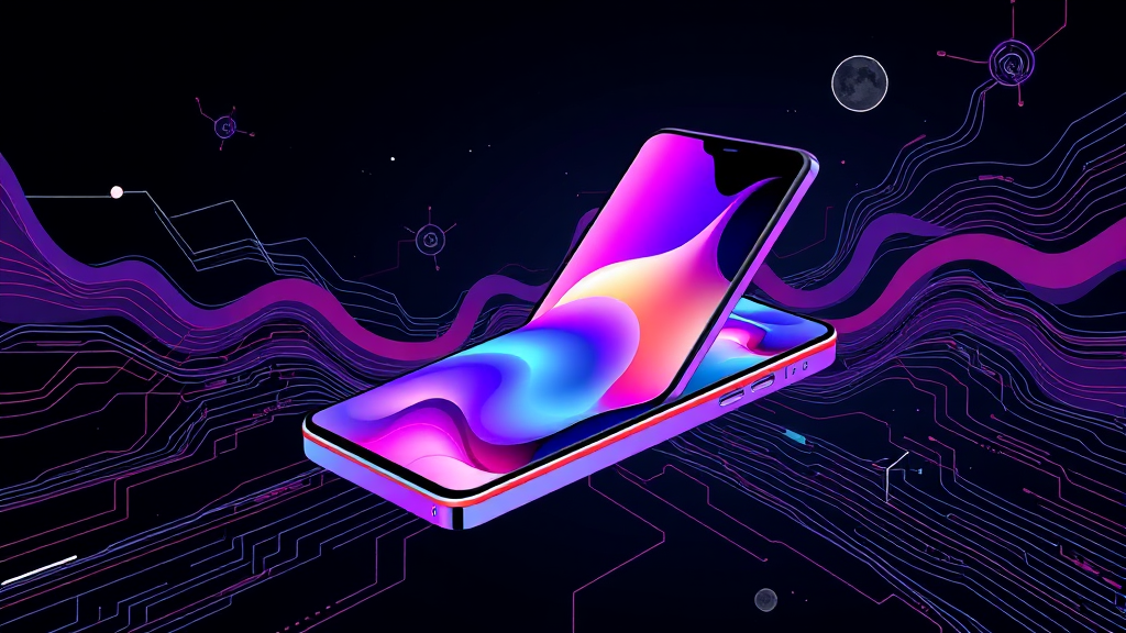 갤럭시 S26: 디자인, 색상, 그리고 AI 기능의 변화 (illustration 스타일)