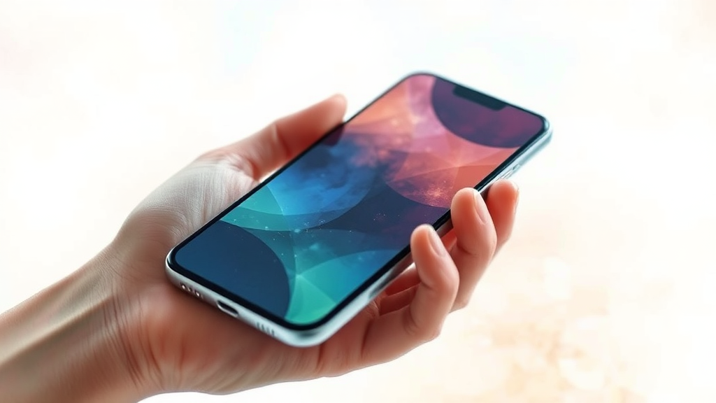 스마트폰 시장의 미래: 온디바이스 AI와 차세대 기술 (watercolor 스타일)