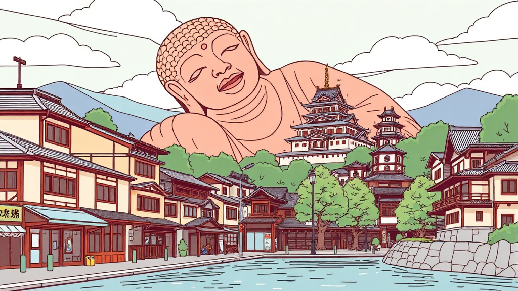 우치코 & 오즈: 마쓰야마 근교의 숨겨진 매력 (cartoon 스타일)