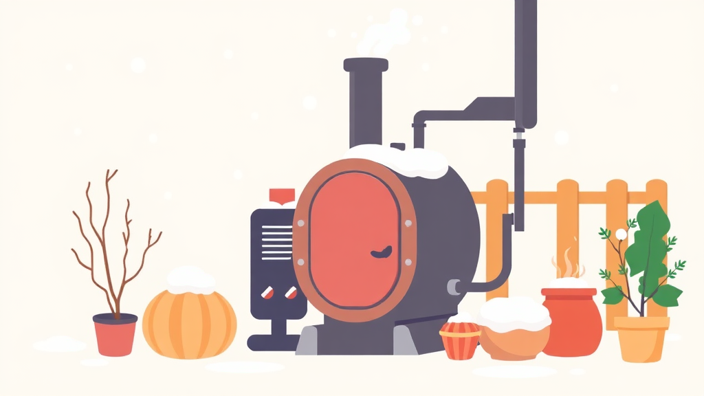 정부 지원금 활용하여 귀뚜라미 보일러 가격 부담 줄이기 (illustration 스타일)