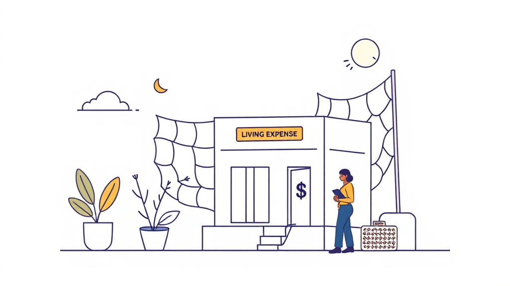 신협 생계비통장 활용 팁과 주의사항 (illustration 스타일)