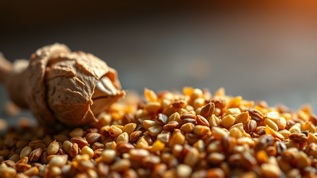 파라다이스그레인의 놀라운 효능 탐구 (realistic 스타일)