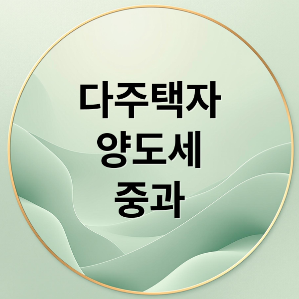 다주택자 양도세 중과 유예 종료 임박: 5월 9일 이후 달라지는 것들