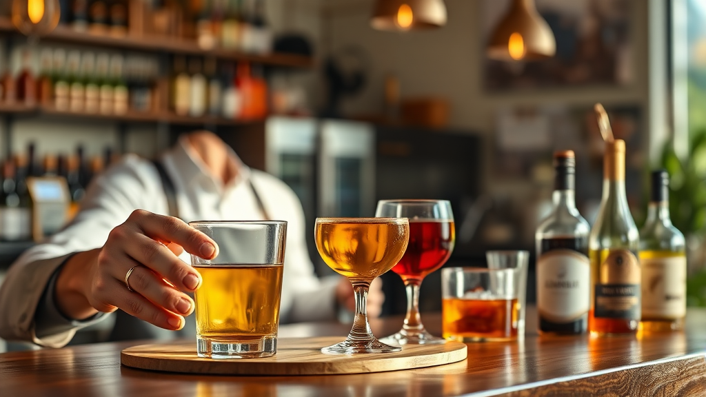 카페 창업 패키지 & 주류: 사업 확장을 위한 인사이트 (realistic 스타일)