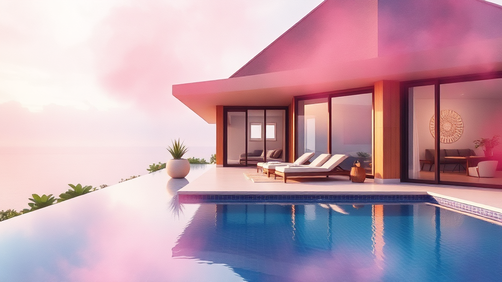 예약 정보: 꿈의 휴가를 현실로 만드는 방법 (watercolor 스타일)