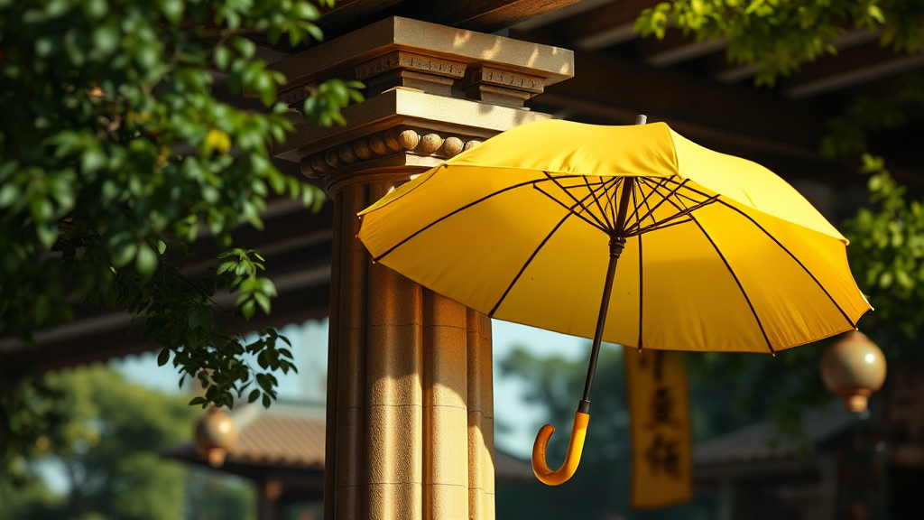 노란우산공제 제도 개요 및 핵심 혜택 (realistic 스타일)