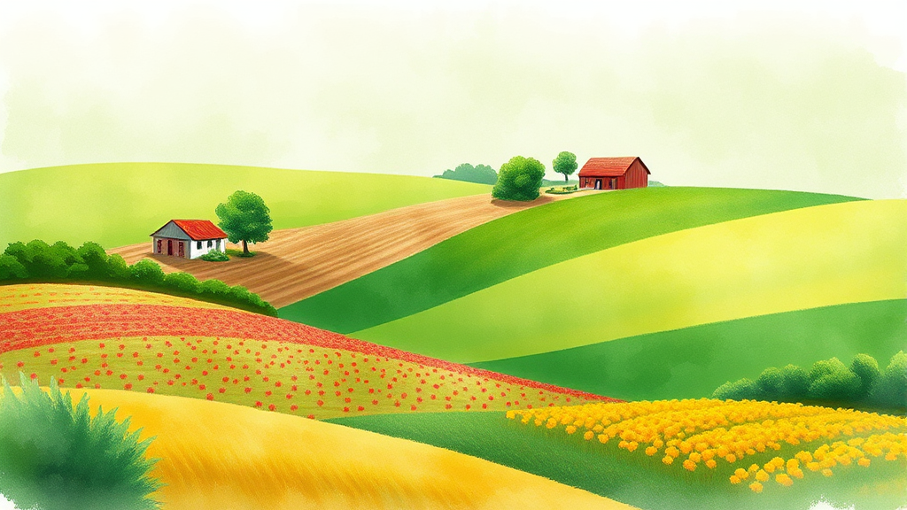 공익직불금, 무엇이든 알려드립니다 (watercolor 스타일)