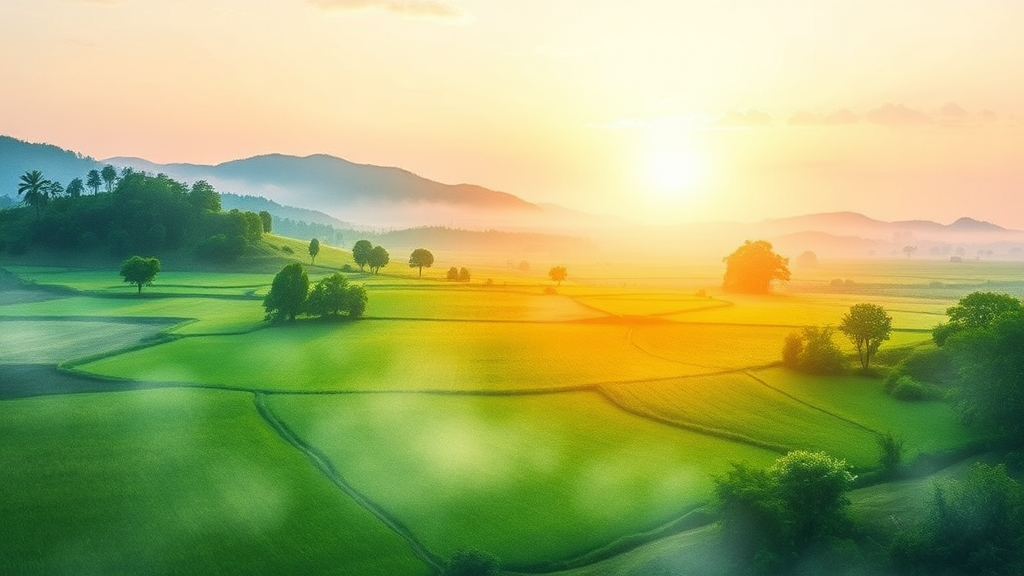 공익직불금, 농촌의 미래를 위한 투자 (watercolor 스타일)