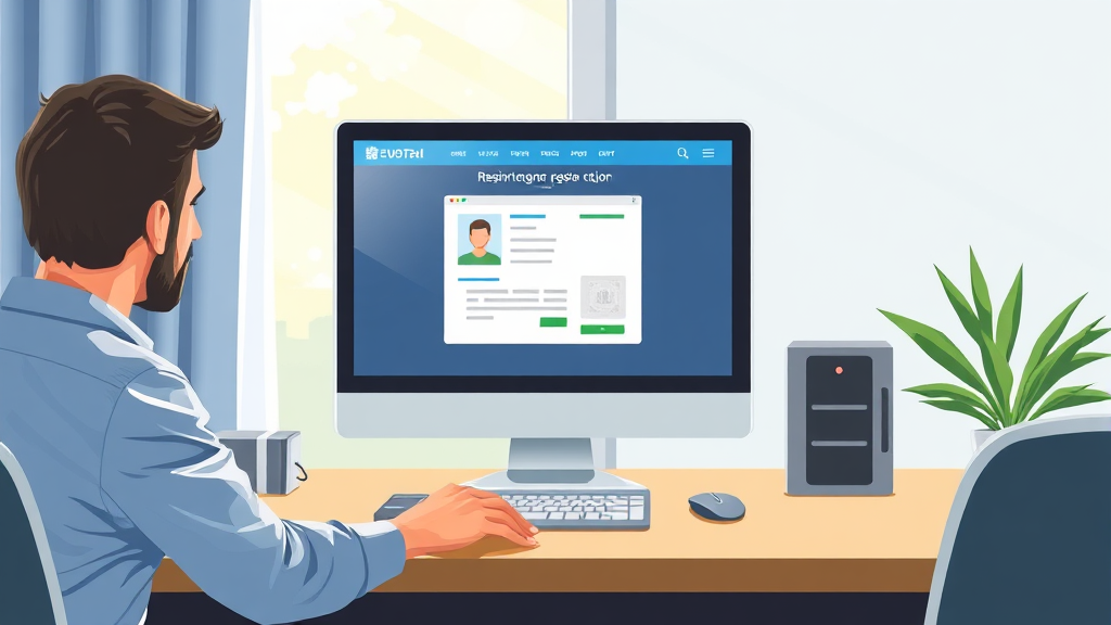 PC로 주민등록등본 발급받는 완벽 가이드 (realistic 스타일)